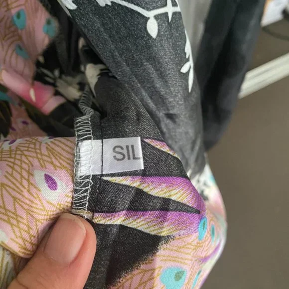 AS NEW SAM WELL SILK LONG ROBE/KIMINO JACKET - ONE SIZE - Picture 15 of 16